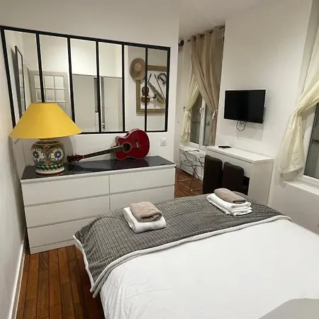 33m2 ,magnifique 2 Pieces, Calme Lumineux Neuf , Possibilite 3 Personnes شقة باريس